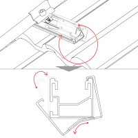 K2 2003523 BlackCover SingleRail 36 - zur Abdeckung der Schi